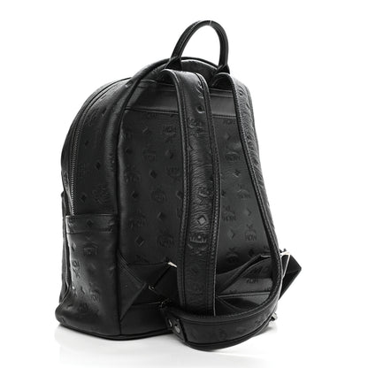 MCM Calfskin Ottomar Small Stark Backpack Black 3 of 10
