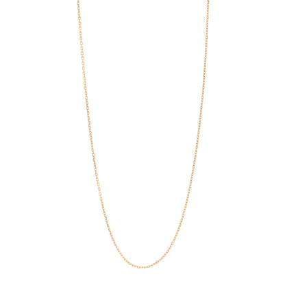 Van Cleef & Arpels 18K Yellow Gold Trace Chain Necklace 70cm 1 of 5