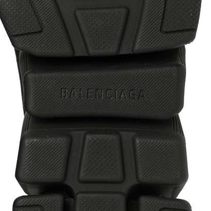 Balenciaga Technical 3D Recycled Knit Fake Fur Womens Speed 2.0 Sneakers 39 Monocolor Black 6 of 8