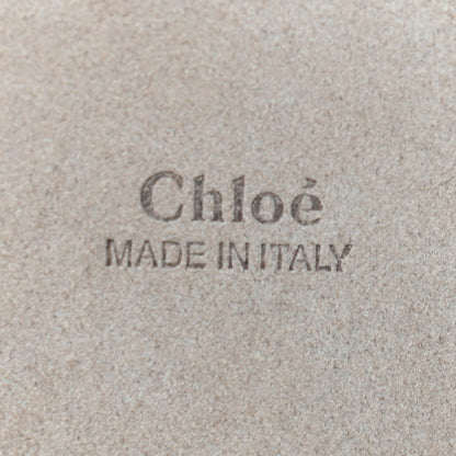 Chloe Calfskin Suede Mini Chain Faye Shoulder Bag Black 6 of 8