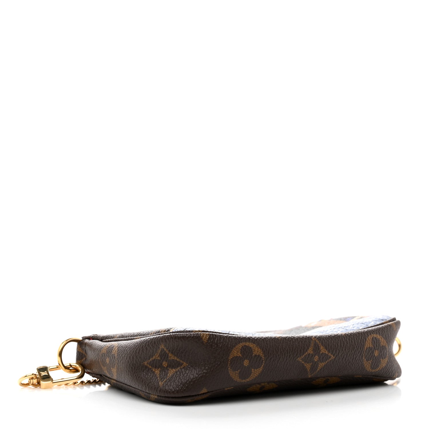 Louis Vuitton Monogram 2021 Christmas Animation London Mini Pochette Accessories Red 4 of 7