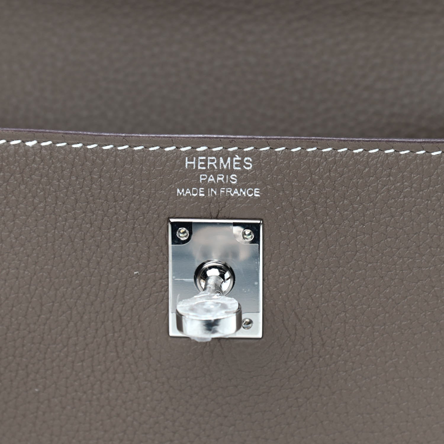 Hermes Togo Kelly Retourne 25 Etoupe 6 of 11