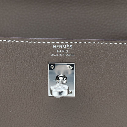 Hermes Togo Kelly Retourne 25 Etoupe 6 of 11