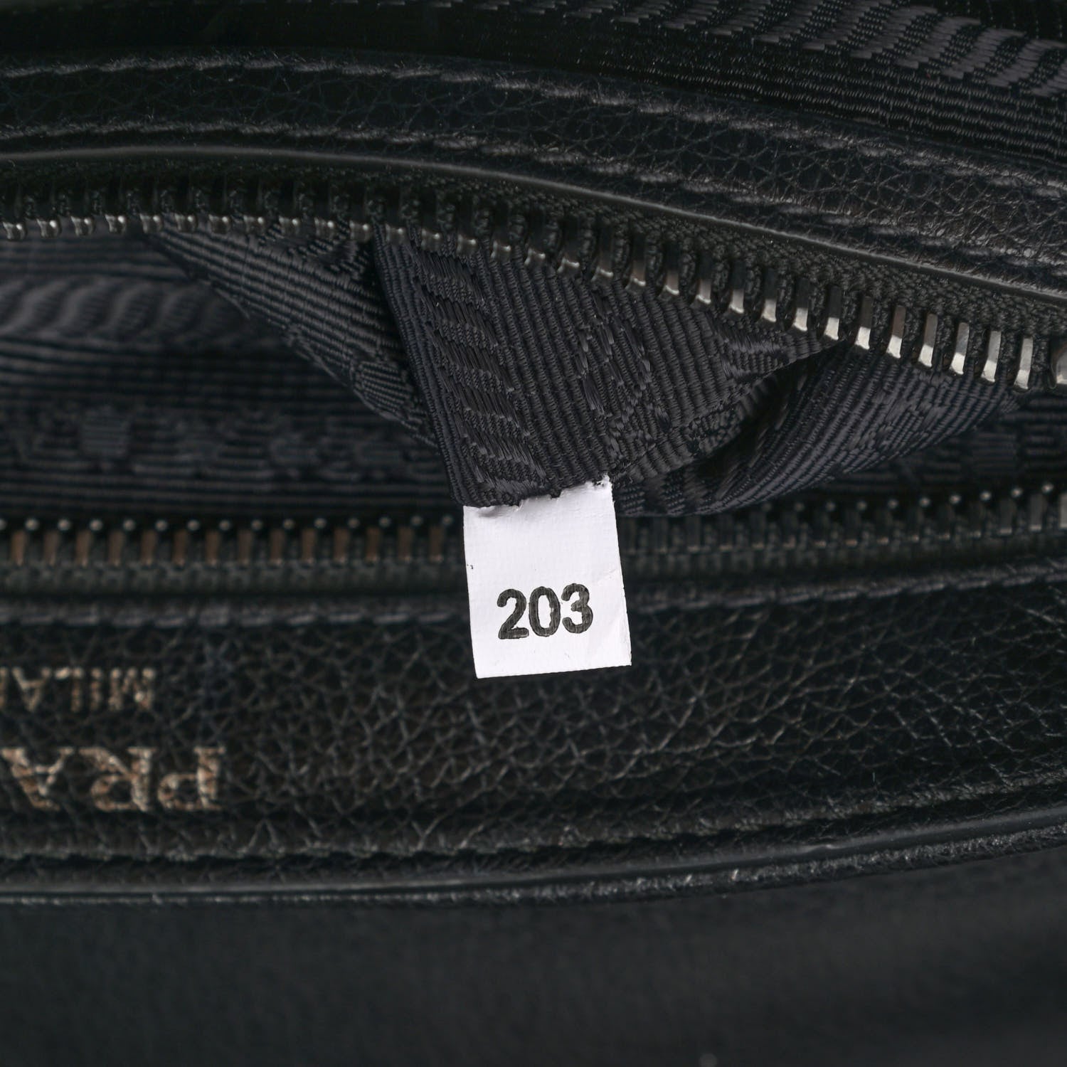 Prada Glace Calfskin Studded Crossbody Black 8 of 9