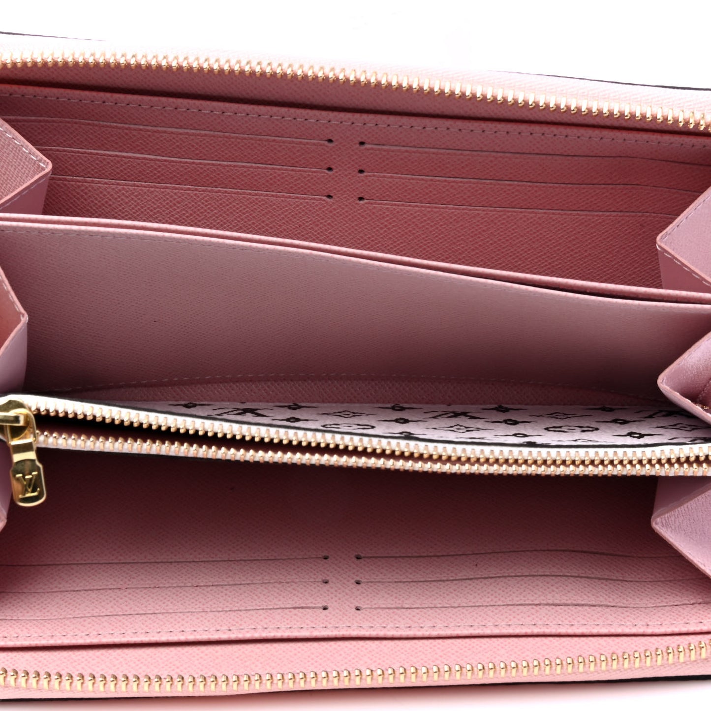 Monogram Giant Zippy Wallet Rouge Rose