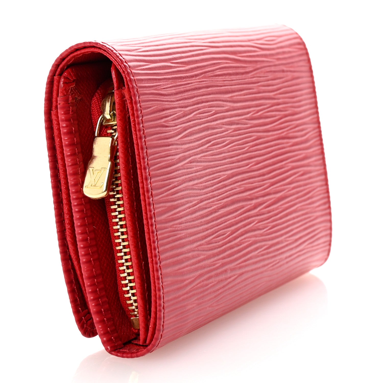 Louis Vuitton Epi Porte-Monnaie Billets Tresor Wallet Castillan Red 3 of 6