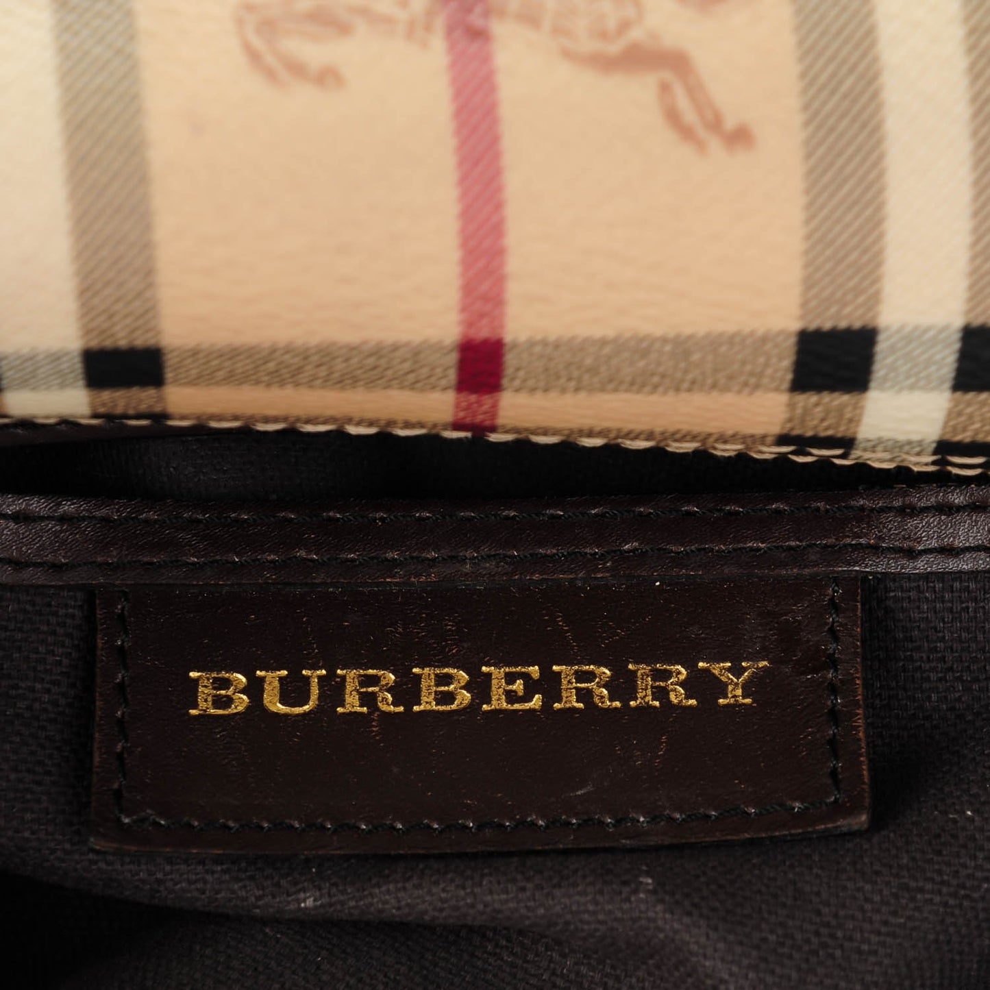 Haymarket Check Small Chester Bowling Bag Chocolate