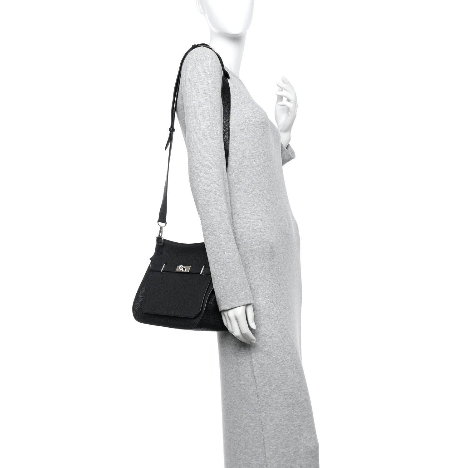 Hermes Taurillon Clemence Jypsiere 28 Black 2 of 10