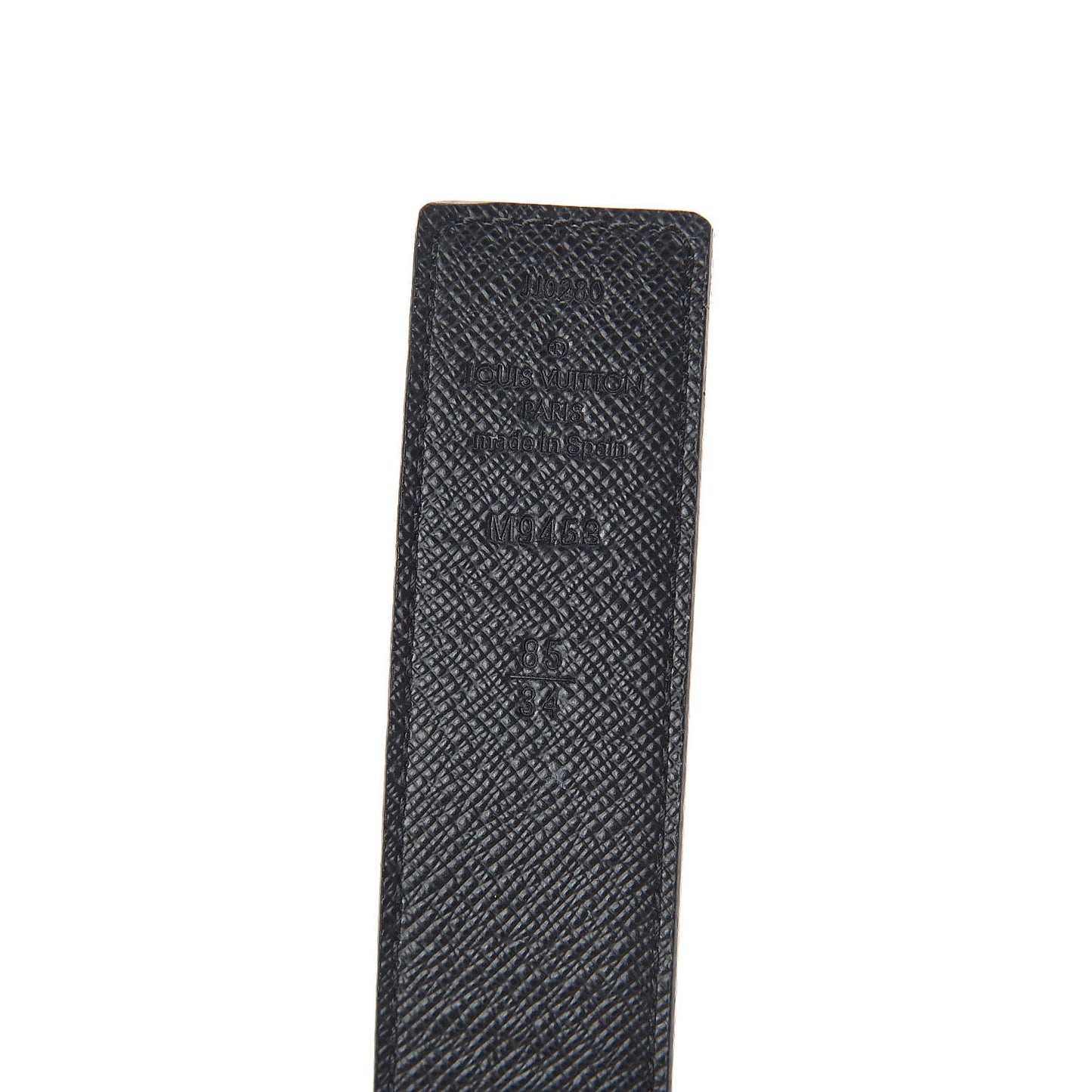 Calfskin Monogram 30mm LV Initiales Reversible Belt 85 34 Black