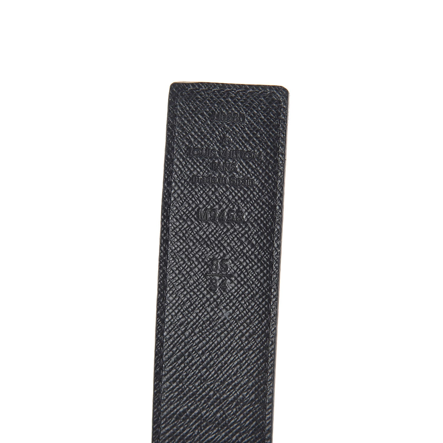 Louis Vuitton Calfskin Monogram 30mm LV Initiales Reversible Belt 85 34 Black 4 of 7