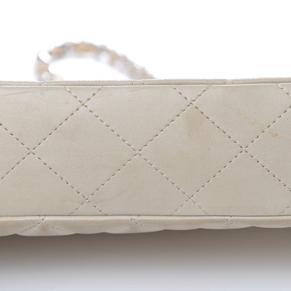 Chanel Lambskin Quilted Timeless Camera Case White 10 of 19