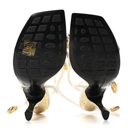Bottega Veneta Nappa Adam Sandals 37 Black 6 of 9