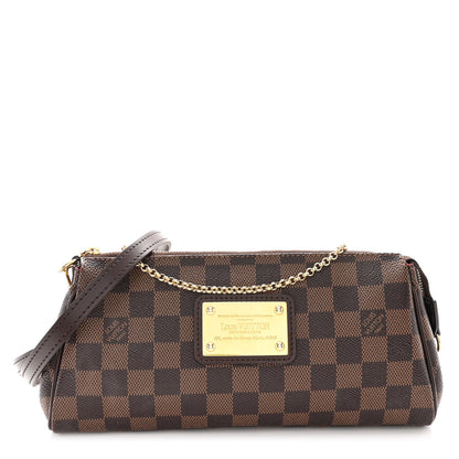 Louis Vuitton Damier Ebene Eva Clutch 1 of 11
