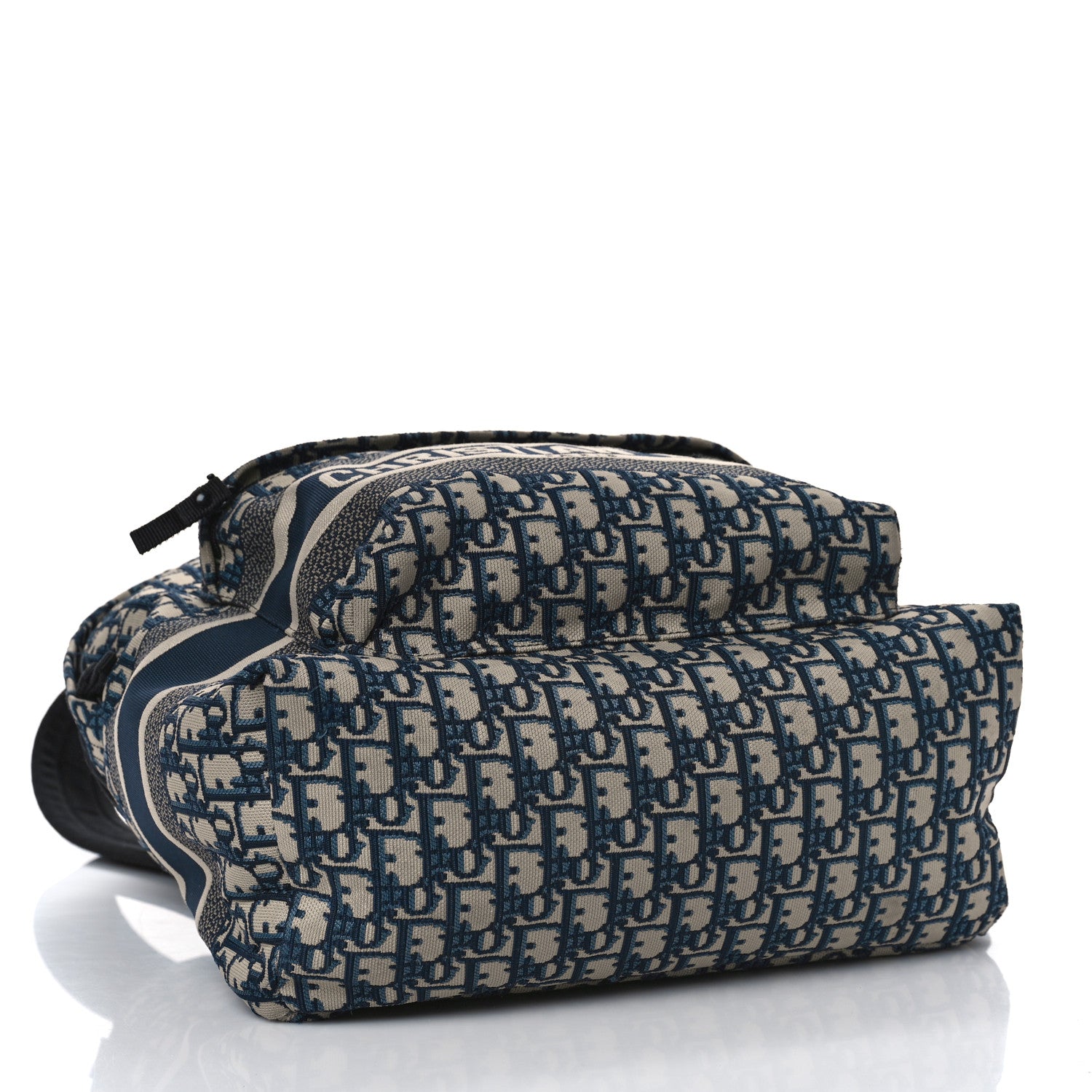 Christian Dior Oblique Diortravel Backpack Blue 4 of 12