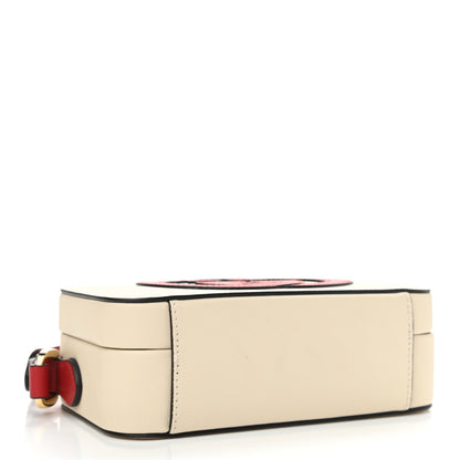 Gucci Vitello Eclipse Mini Interlocking G Shoulder Bag Mystic White Hibiscus Red 4 of 11