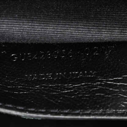 Saint Laurent Sheepskin Matelasse Chevron Monogram Medium College Bag Rouge Legion 8 of 13
