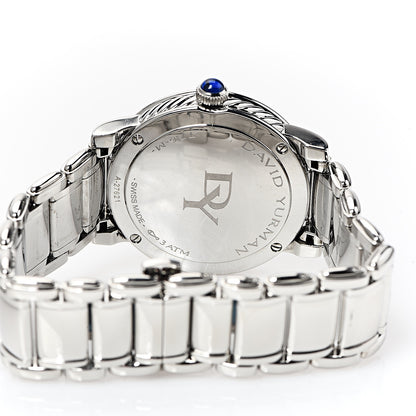 David Yurman Stainless Steel Diamond Mother of Pearl 38mm Classic Quartz Watch 4 of 6