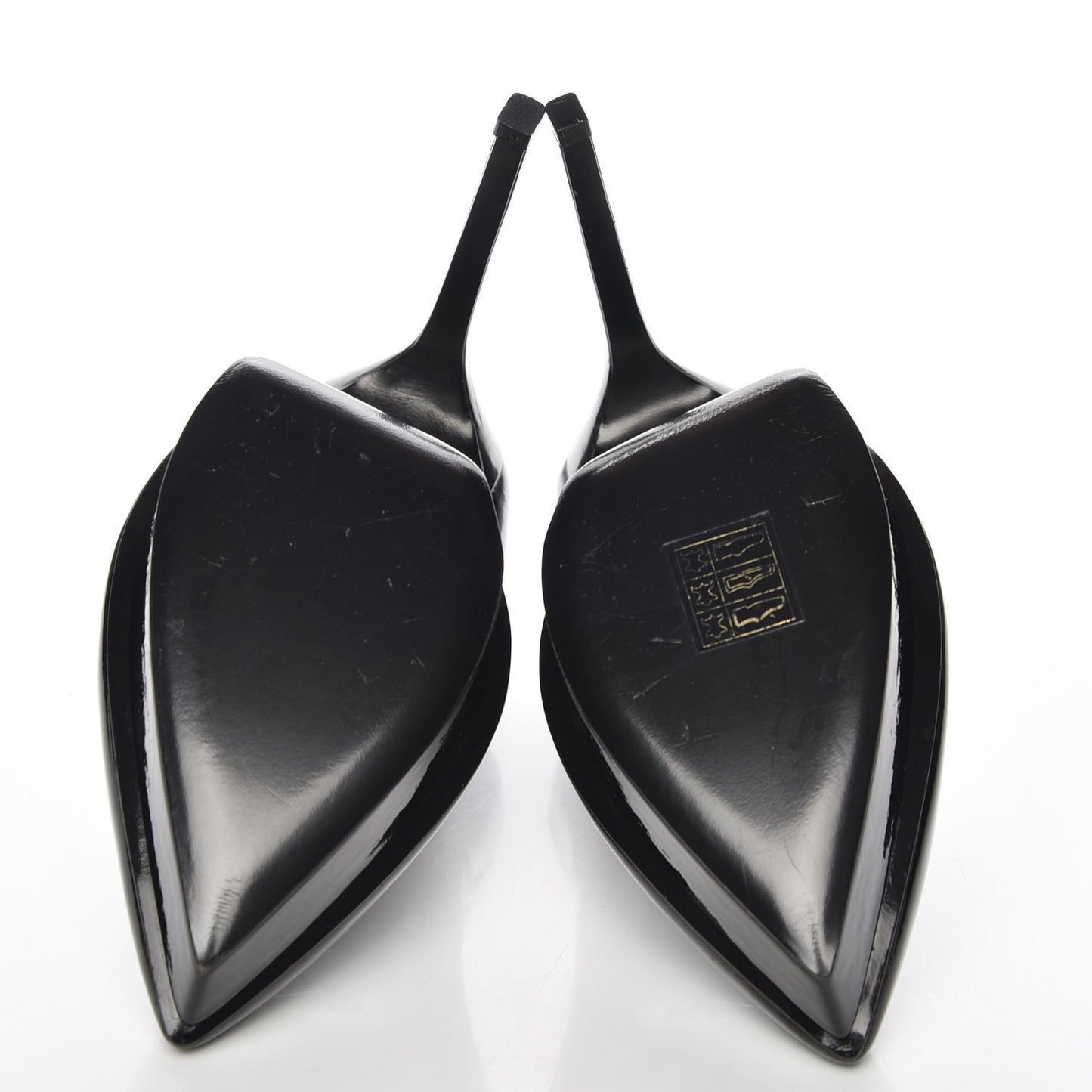 Patent Calfskin Janis 105 Pumps 37.5 Nero Black