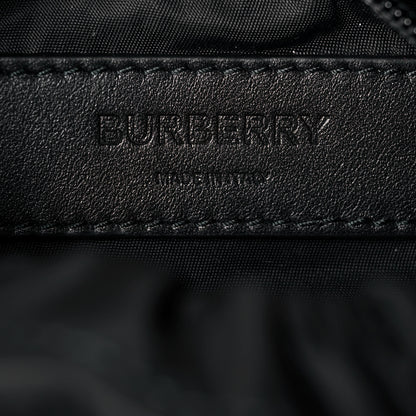 Burberry Lambskin Nylon Medium Leo Sling Bag Black 5 of 11