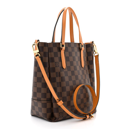 Louis Vuitton Damier Ebene Belmont PM Safran 3 of 12