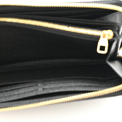 Louis Vuitton Empreinte Zippy Wallet Black 7 of 13
