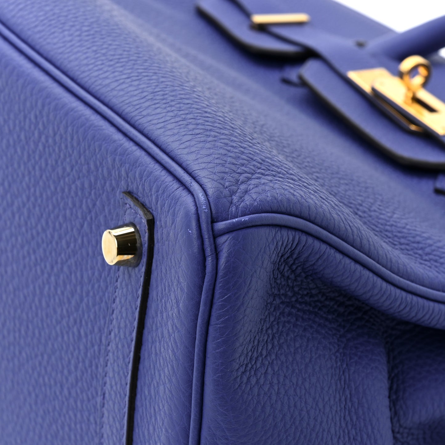 Togo Birkin 30 Bleu Electrique