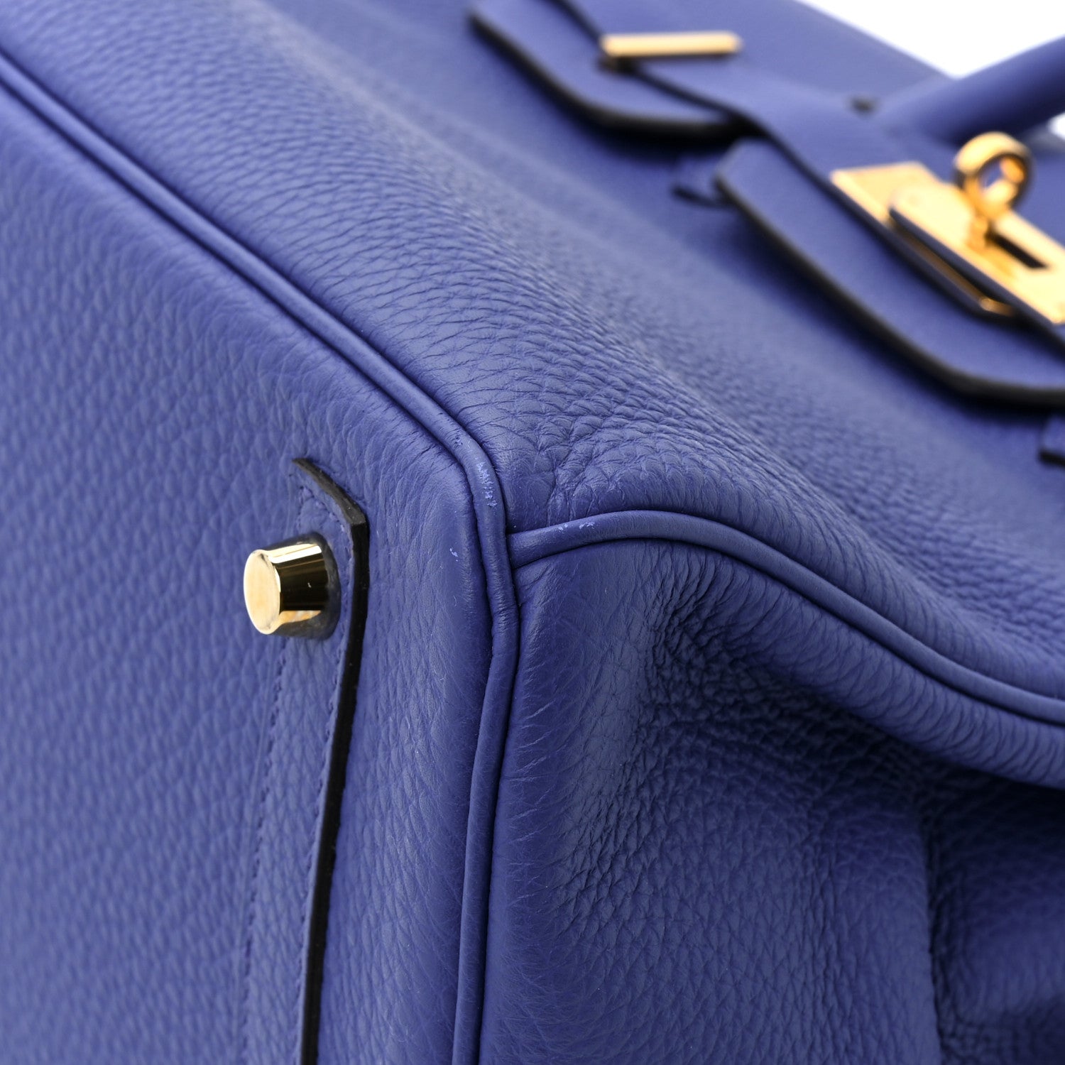 Hermes Togo Birkin 30 Bleu Electrique 11 of 12