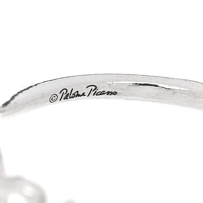Tiffany Sterling Silver Paloma Picasso Graffiti Love Ring 52 6 5 of 5