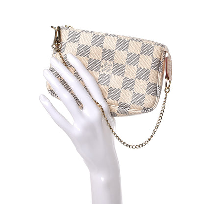 Louis Vuitton Damier Azur Mini Pochette Accessories 2 of 8