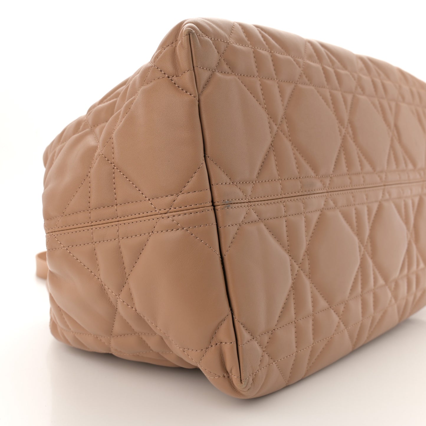 Calfskin Macrocannage Large Toujours Tan