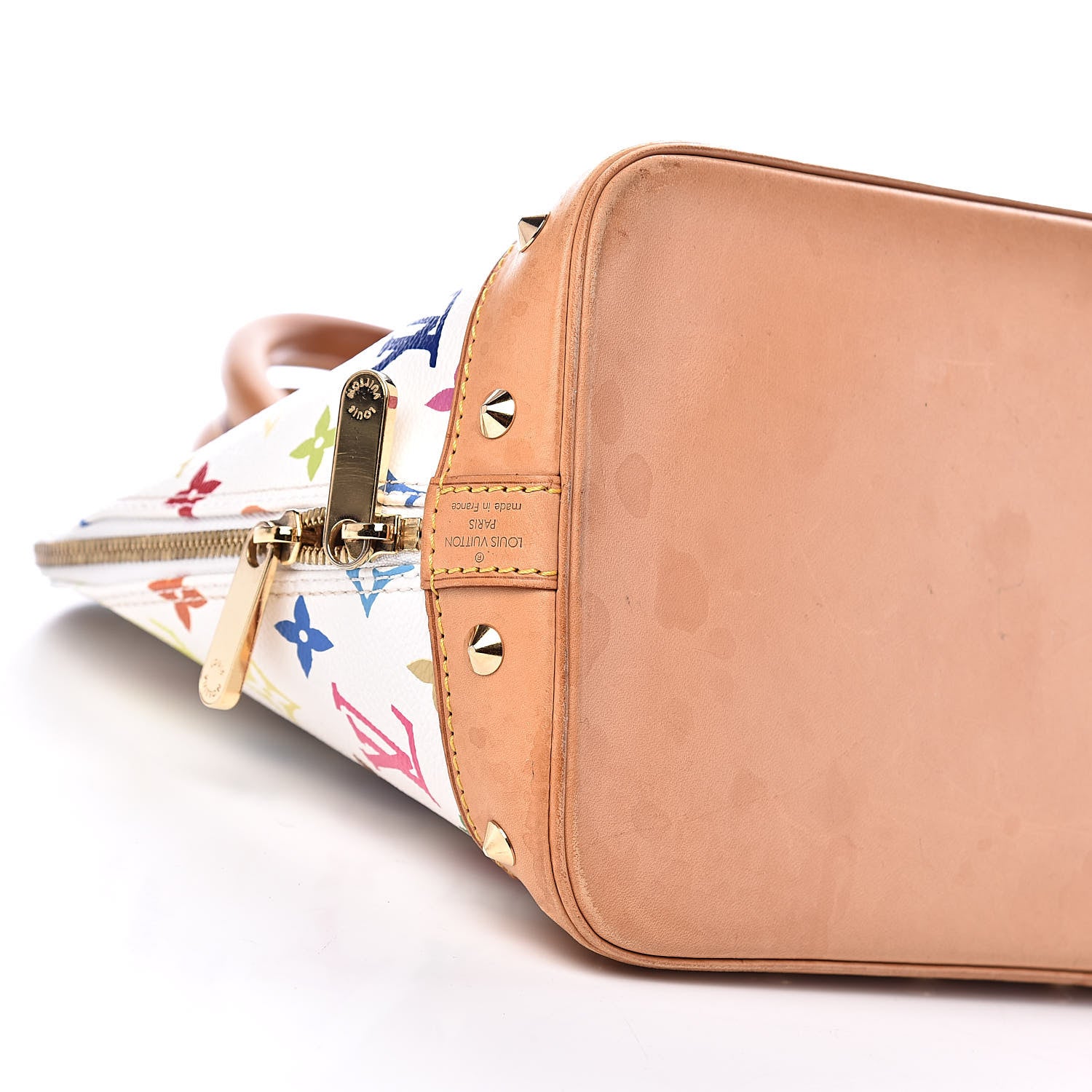 Louis Vuitton Monogram Multicolor Alma White 8 of 11