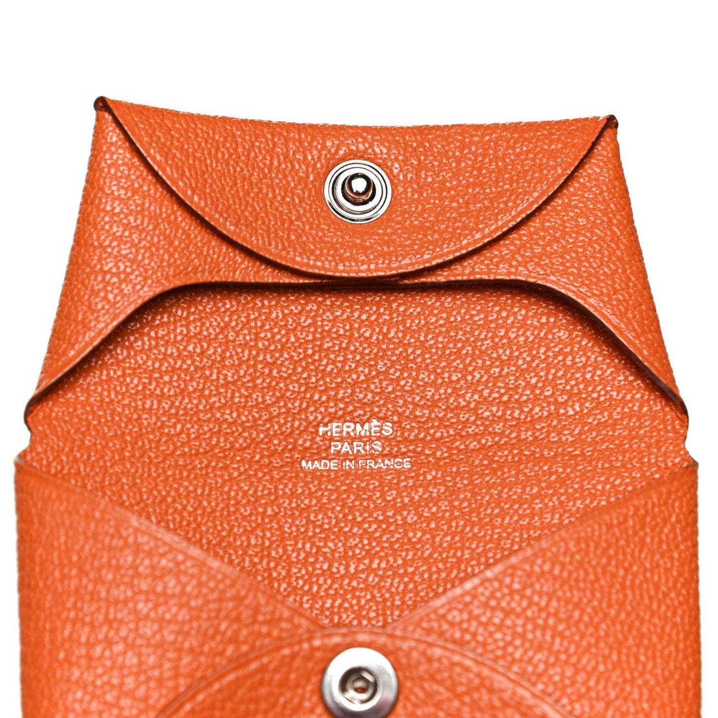 Chevre Mysore Bastia Coin Purse Orange