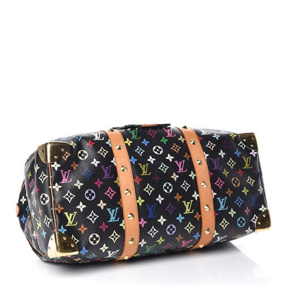 Louis Vuitton Monogram Multicolor Keepall 45 Black 4 of 15