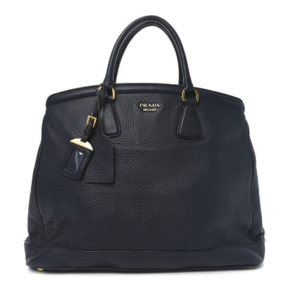 Prada Vitello Daino Parabole Tote Black 1 of 9