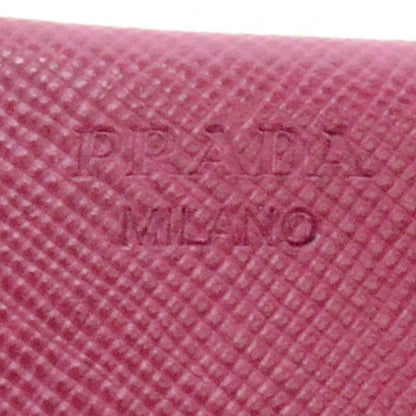 Prada Saffiano Metal Coin Purse Ibisco 4 of 8