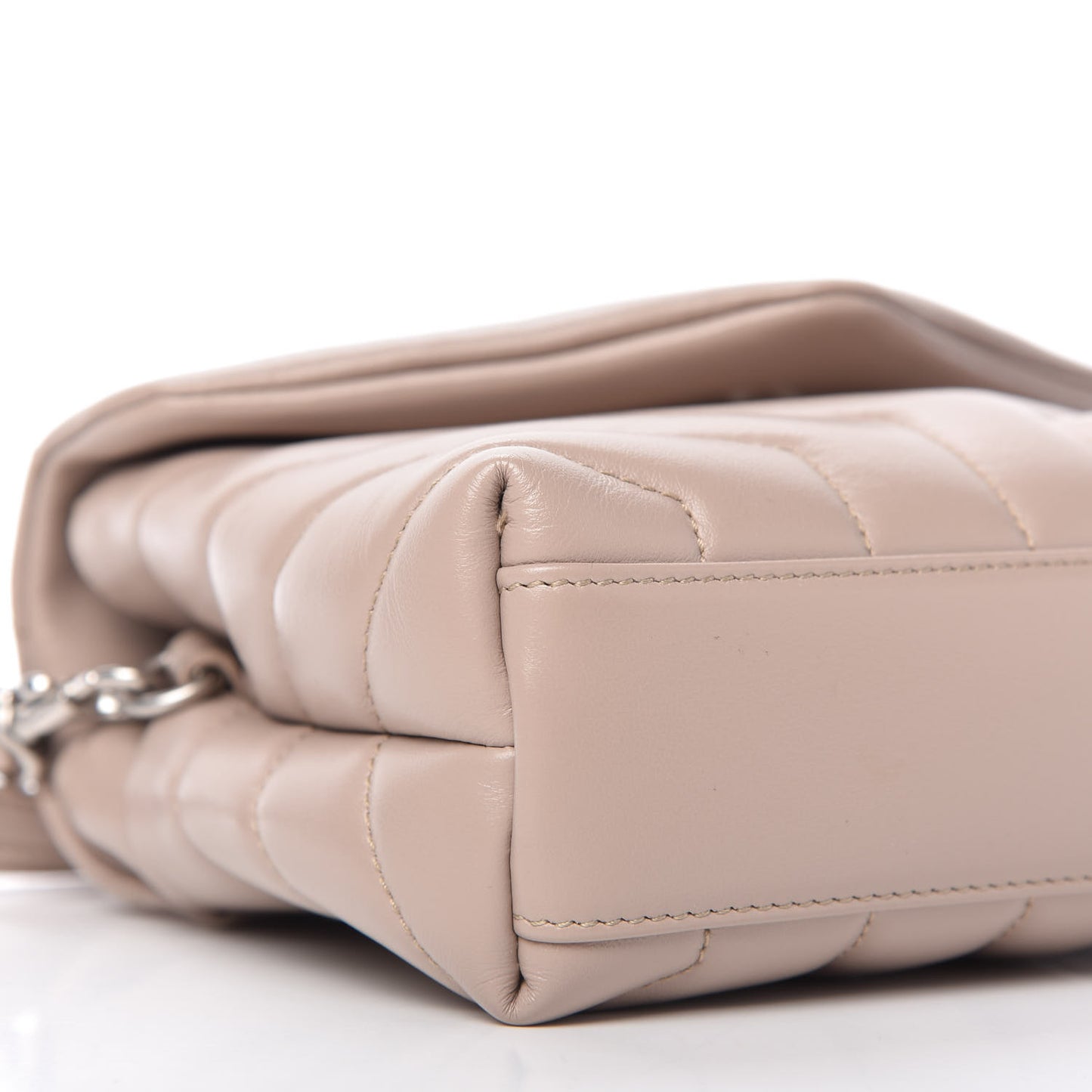 Calfskin Y Quilted Monogram Toy Loulou Satchel Light Natural