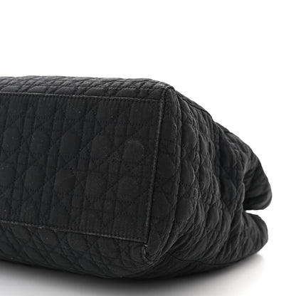 Christian Dior Nylon Cannage Large Lady Dior Black 10 of 11