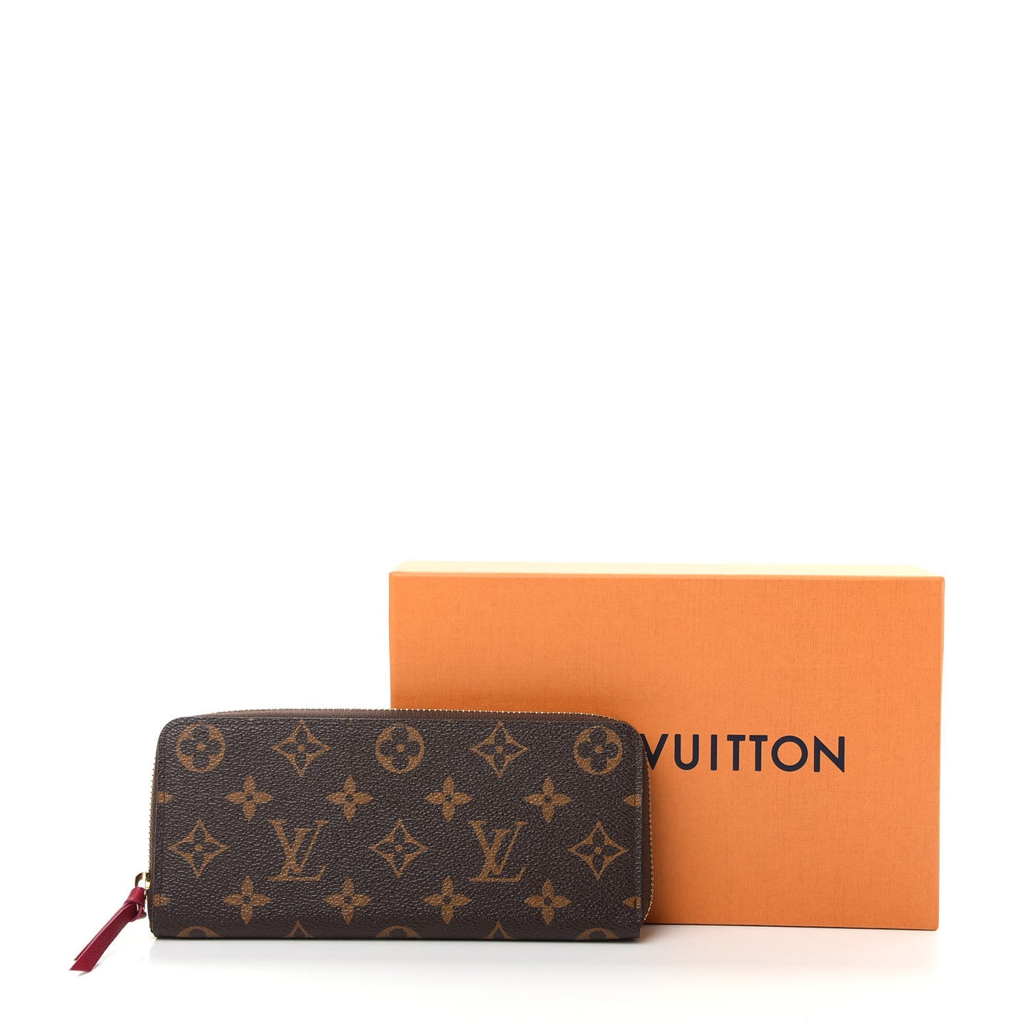 Monogram Clemence Wallet Fuchsia
