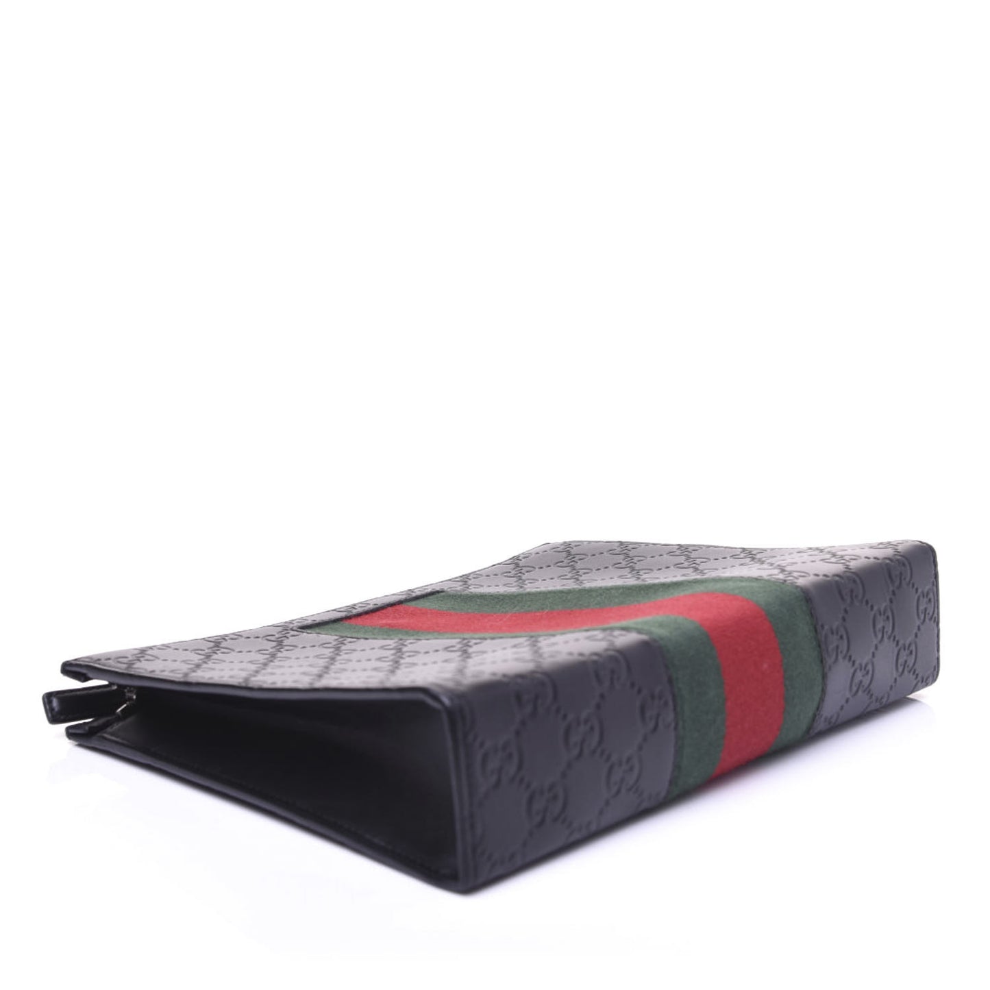 Guccissima Signature Web New Web Cosmetic Case Black