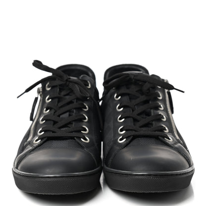 Louis Vuitton Damier Graphite Calfskin Suede Mens Aventure Sneakers 9 2 of 11