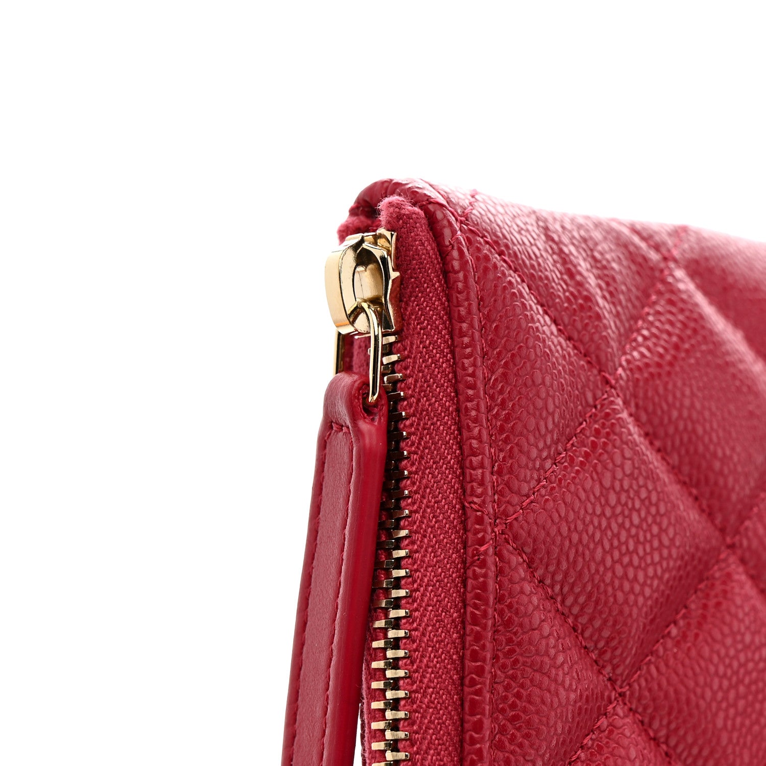 Chanel Caviar Quilted Small Zipped Pouch Pink 9 of 9