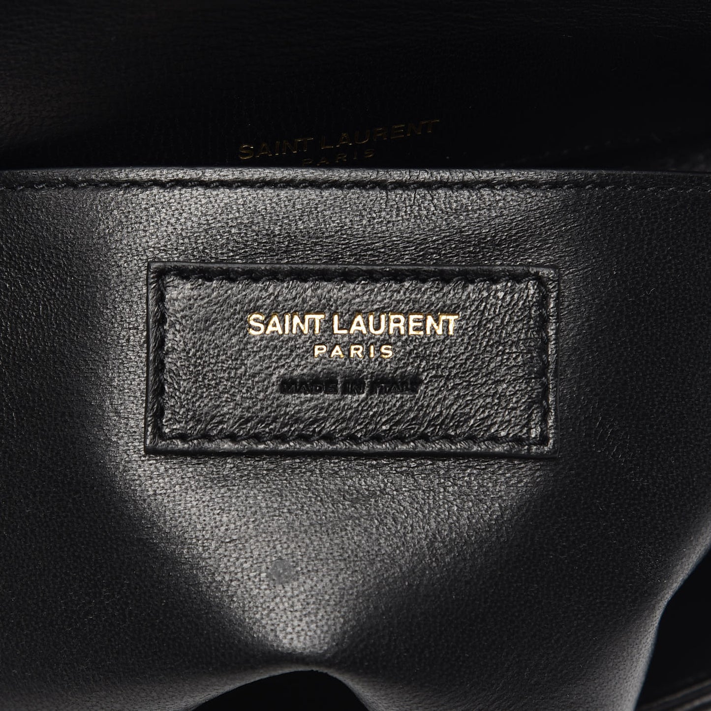 Lambskin Matelasse Monogram Medium Vicky Chain Bag Black