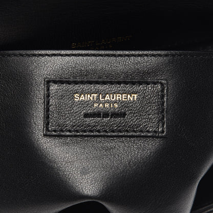 Saint Laurent Lambskin Matelasse Monogram Medium Vicky Chain Bag Black 7 of 10