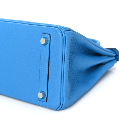 Hermes Togo Birkin 25 Bleu Zanzibar 10 of 10