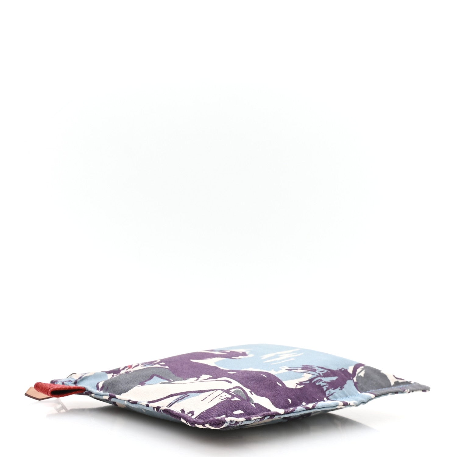 Hermes Toile Flat Equateur Trousse PM Bleu Multicolor 4 of 7