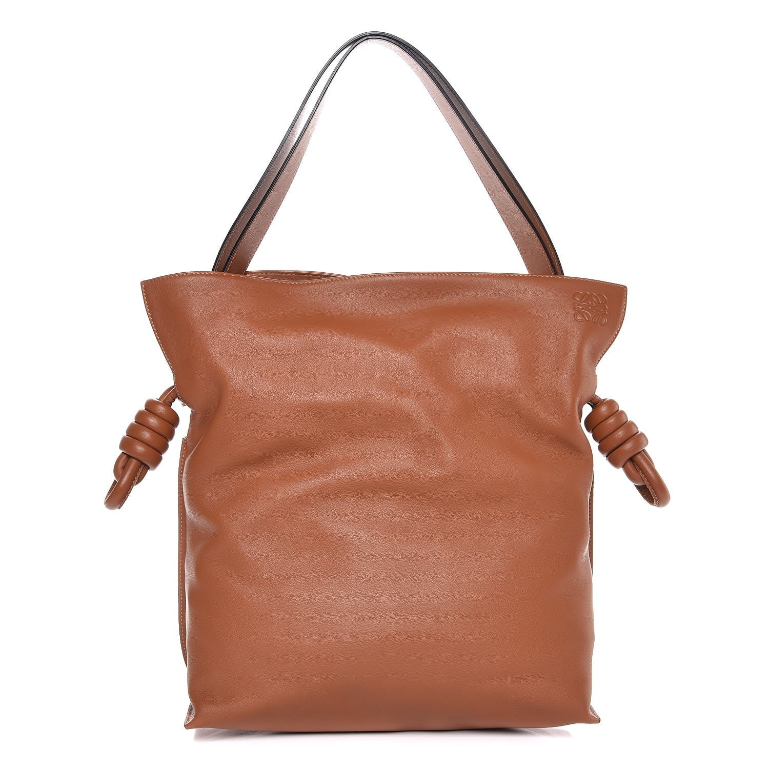 Loewe Calfskin Large Flamenco Knot Bag Tan 1 of 6