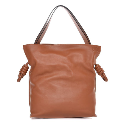 Loewe Calfskin Large Flamenco Knot Bag Tan 1 of 6
