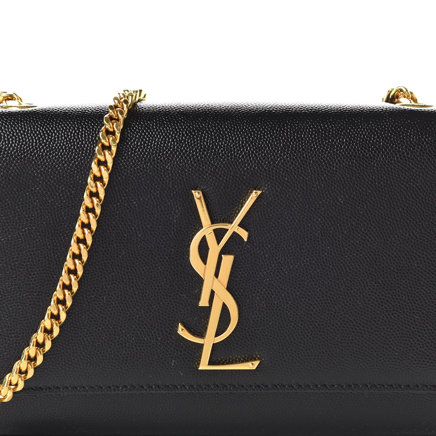 Grain De Poudre Small Monogram Kate Satchel Black