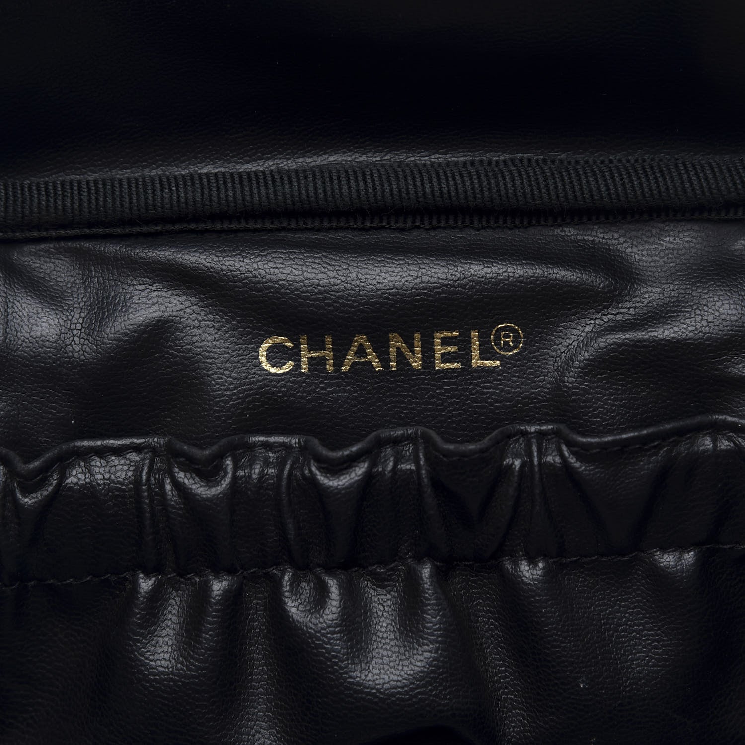 Chanel Caviar CC Vanity Cosmetic Case Black 6 of 13