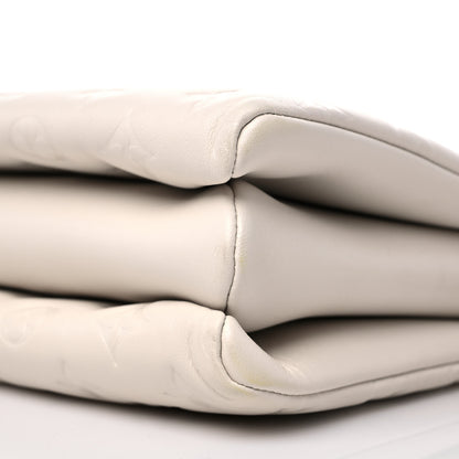 Louis Vuitton Lambskin Embossed Monogram Coussin PM Cream 10 of 11